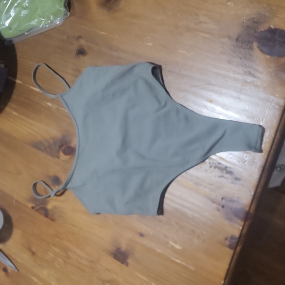 Garment Dye Spaghetti Strap Bodysuit - Picture 3 of 8